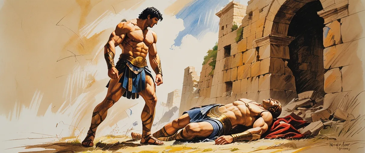 Headline image for The Iliad by Homer, featuring Achilles